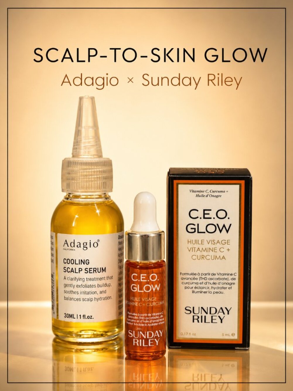 Adagio Scalp Serum & Sunday Riley C.E.O. Duo